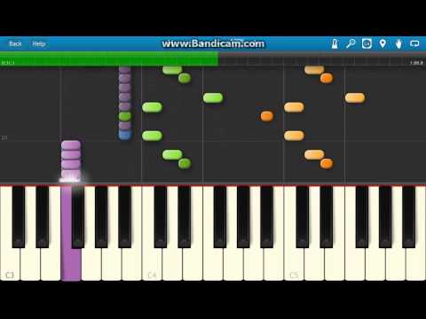 Back on Track - Synthesia (Geometry Dash Level 2)