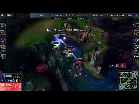 RNG Gala Ezreal Absolute Masterclass Teamfight