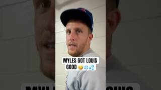 Myles Straw finally got Louis Varland with the water dump ???????? #MLB #Toronto #BlueJays