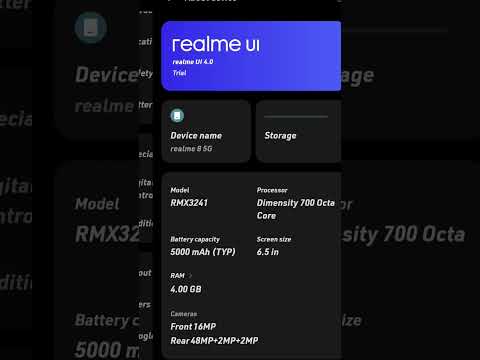 realme 8 5g Android 13 Update realme ui 4.0