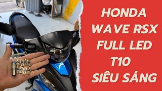 Hướng Dẫn Full Led Cho Wave RSX 2024 Siêu Sáng Siêu Nhẹ Điện