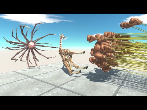 Tentacles & 100 Boxing Gloves Combo!!! - Animal Revolt Battle Simulator
