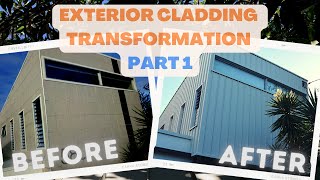 House Exterior Make Over – Colorbond Surfmist Matt PART 1