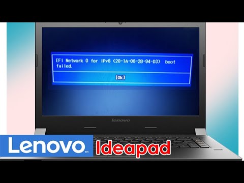 Lenovo G40,G405, Efi Network 0 for IPv4 Boot Failed, Open BIOS, windows don't open on laptop