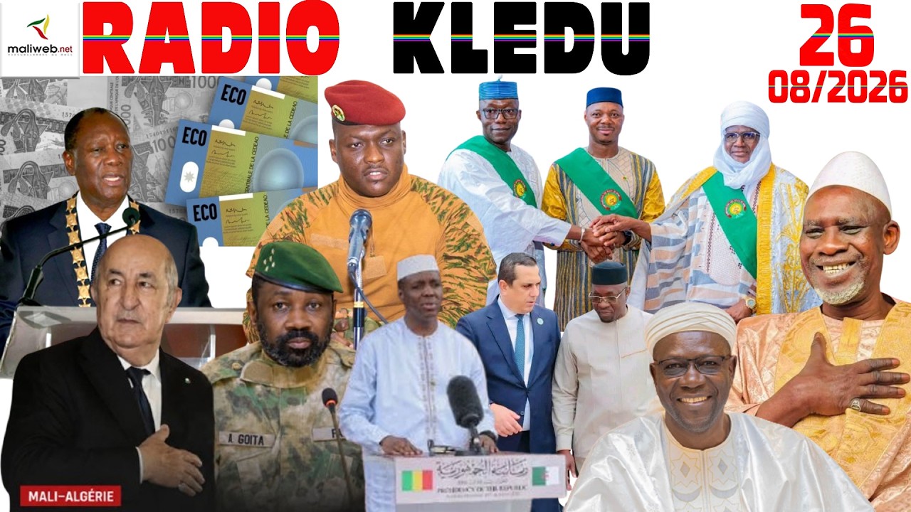 La Revue de Presse de la RADIO KLEDU du 26 Août 2026