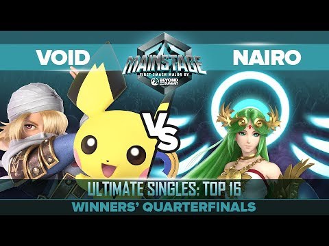 VoiD vs Nairo - Winners Quarterfinal: Ultimate Singles Top 16 - Mainstage | Pichu,Sheik vs Palutena