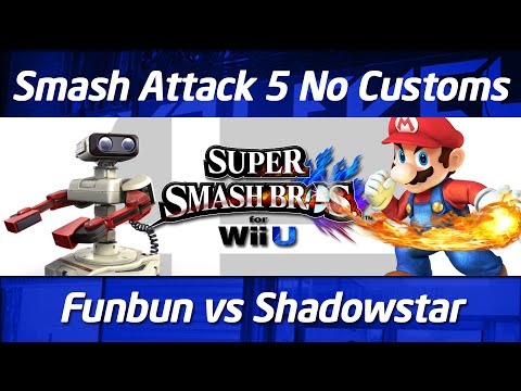 Smash Attack 5 - SSB4 No Customs - Ho3K Funbun (ROB) vs ShadowStar (Mario)