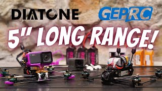 Best 5" long-range FPV drone? Diatone Roma L5 vs. GepRC Crocodile 5 Baby