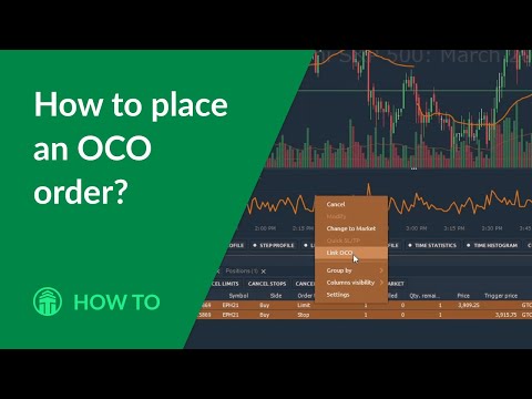 How to place an OCO order in Quantower (Rithmic and CQG)