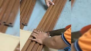 Fluted wall panel installation