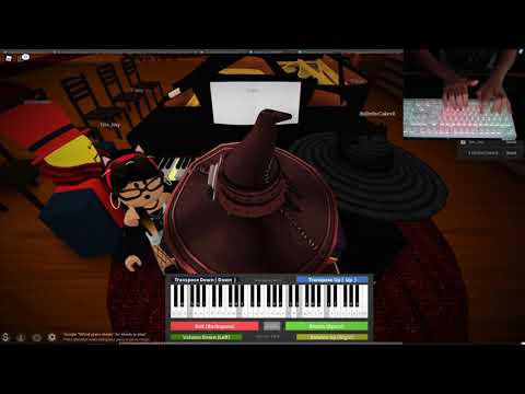 Playing (Animenz) Guilty Crown - My Dearest 10th Anniversary on Roblox Piano (ATTEMPT) (HANDCAM)