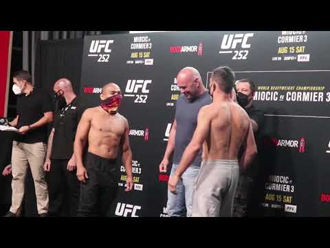 ENCARADAS (face off) UFC 252