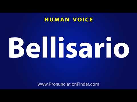 How To Pronounce Bellisario