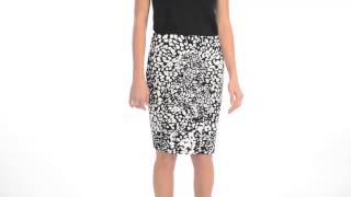 Evan Picone Stretch Cotton Pencil Skirt (For Women)