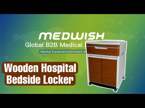 Hospital Wooden Bedside Locker 