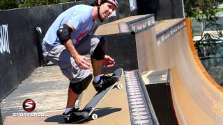 How to drop in on a vert ramp with Andy Mac