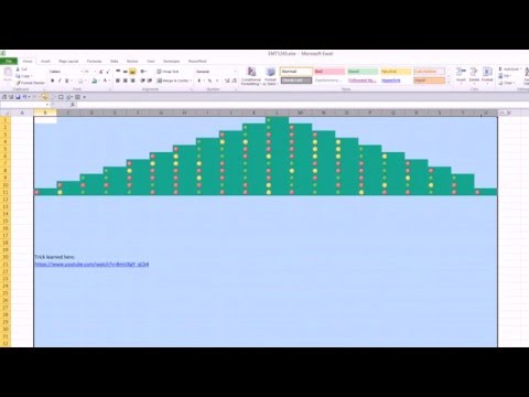 Merry Christmas Tree Fun In Excel RAND Function and Conditional Formatting Excel Magic Trick 1245