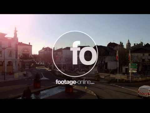 France Cognac downtown 4k Stock footage 015429