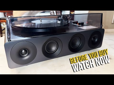1 by ONE High Fidelity Record Player | All-in-One Turntable with Built-In Speakers and Bluetooth