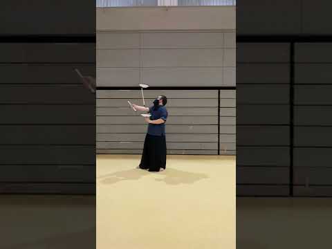 Plate Spinning Trick | 皿回し – エルボーバランス崩し #Shorts