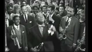 Battle Royal scene - Louis Armstrong, Sidney Poitier, and Paul Newman