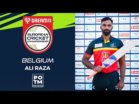 POTM: A.Raza - Group C, Match 11 - BEL vs SCO-XI| Highlights | Dream11 ECC, 2022 | ECC22.059