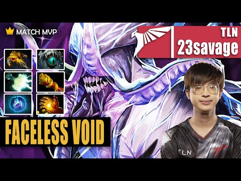 Faceless Void Safelane | TLN.23savage | 1 PERFECT CHRONO TO BIG COMEBACK | 7.32c Gameplay Highlight