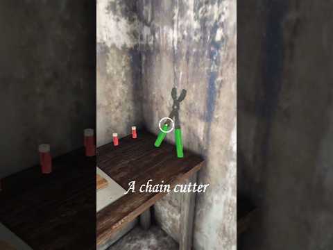 How To Use Chain Cutter In Granny 1 Door Escape #shortsfeed