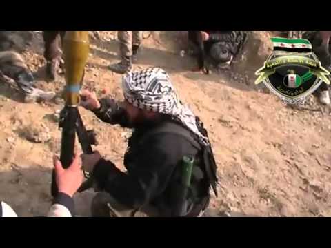 اقتحام مبنى لقوات النظام من قبل لواء الحرية في مدينة جسر الشغور