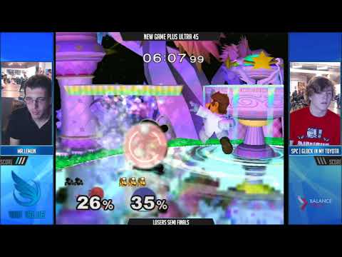 NGPU 45 SSBM - Mr. Lemon (Dr. Mario) vs. glock in my toyota (Falco, G&W) - Melee LSF