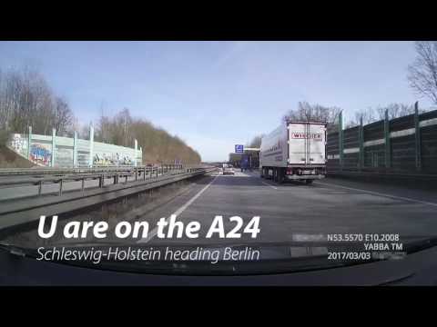 Autobahn A24🛣: Hamburg - Berlin Freitag Nachmittag, dashcam, Teil 1/7, Ep. 17