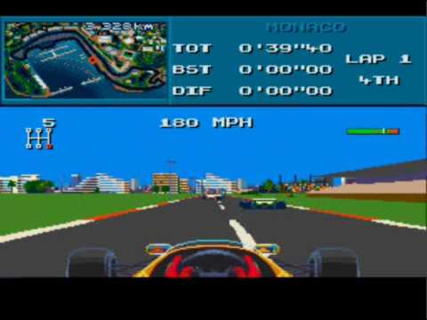 juegos f1 megadrive