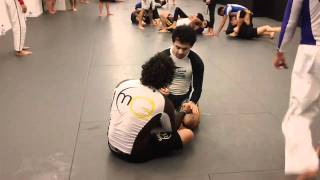 Marcelo Garcia rolling with Josh Waitzkin