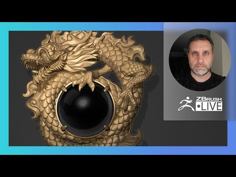 Sculpting Organic Jewelry Designs with ZBrush - Nacho Riesco Gostanza - ZBrush 2022