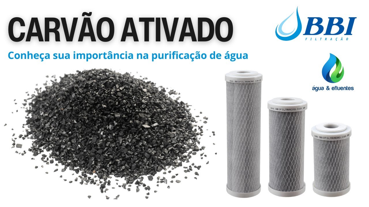 Carvão ativado: conheça sua importância na purificação de água
