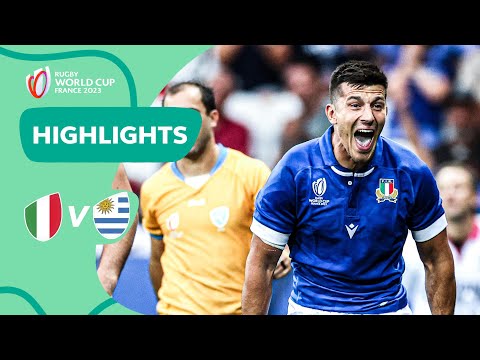 Italy recover in STYLE! | Italy v Uruguay | Rugby World Cup 2023 Highlights