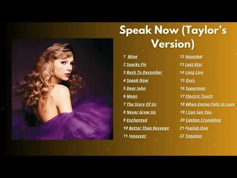 Taylor Swift - Speak now (Taylors Version - Full Album)