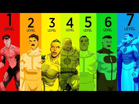 The 7 levels of Viltrumites [Invincible]