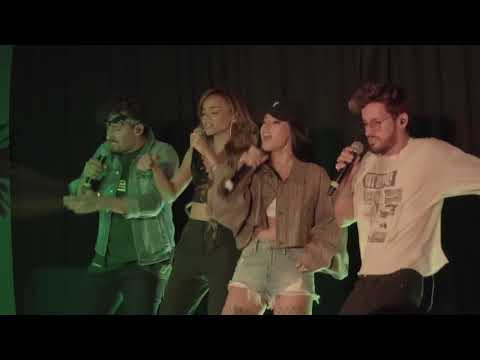 Mau y Ricky, Becky G & Leslie Grace - Mi Mala (Remix) | Live Performance 07/20 | MIAMI