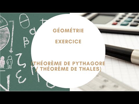 exercice - théorèmes de Pythagore et de Thales