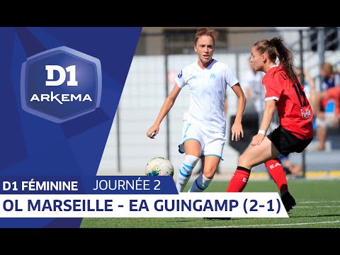 J2 : Olympique de Marseille - E A Guingamp (2-1) / D1 Arkema