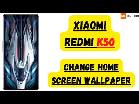 Xiaomi Redmi K50 Home screen wallpaper change