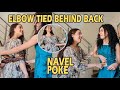 Elbow Tied Back Or Navel Poke Tickle Challenge Funny Video With Lishoovlogs Four Sisters Vlogs