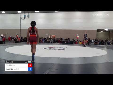 90 Kg Rr Rnd 3 - Eleina Cortez, CA Vs Mara Vanderpool, NE