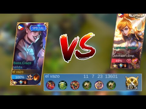 HILDA TOP GLOBAL VS FANNY TOP GLOBAL | MLBB