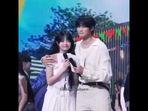 Eunchae tried not to cry on her last day as music bank MC #eunchae #musicbank #mc #shorts