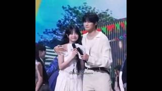 Download lagu Eunchae tried not to cry on her last day as music bank MC #eunchae #musicbank #mc #shorts mp3