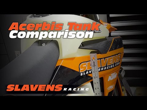 Comparison: Acerbis Oversize Fuel Tanks for '24 KTM, Husqvarna, and Gas Gas Dirt Bikes