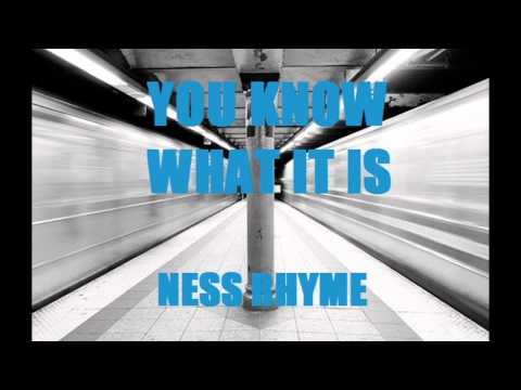 EXCLUSIVE! You Know What It Is By. Ness Rhyme