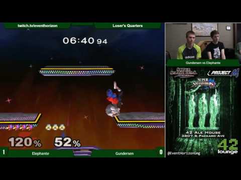 Construct 56 - Elephante vs Gundersen - Melee Losers Quarters